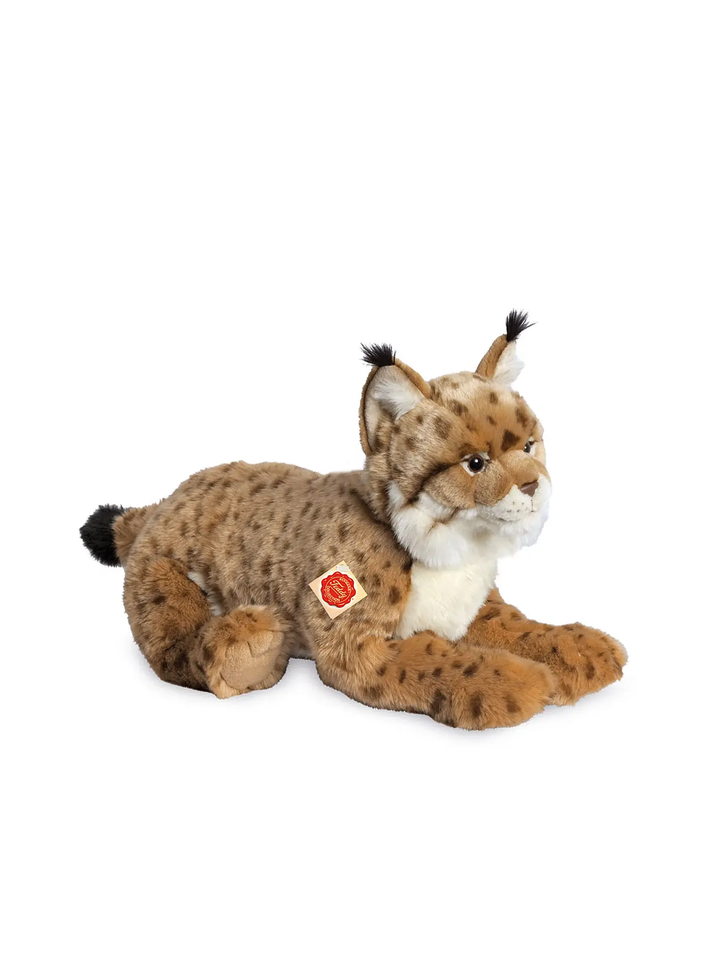 HERMANN TEDDY | Plüschtier - Luchs liegend 45cm | 